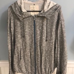 Free People Zip Up Hoodie